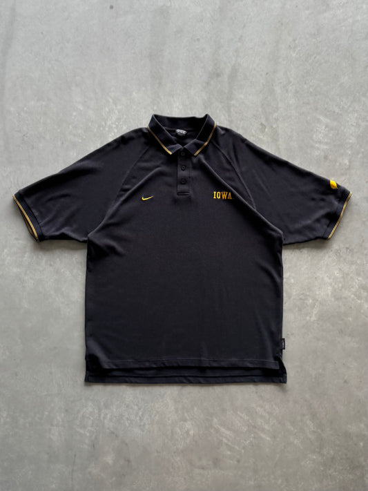 Vintage 90s Nike Iowa Hawkeyes Polo - XXL