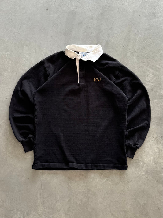 Vintage 90s Iowa Hawkeyes Rugby Polo - XL