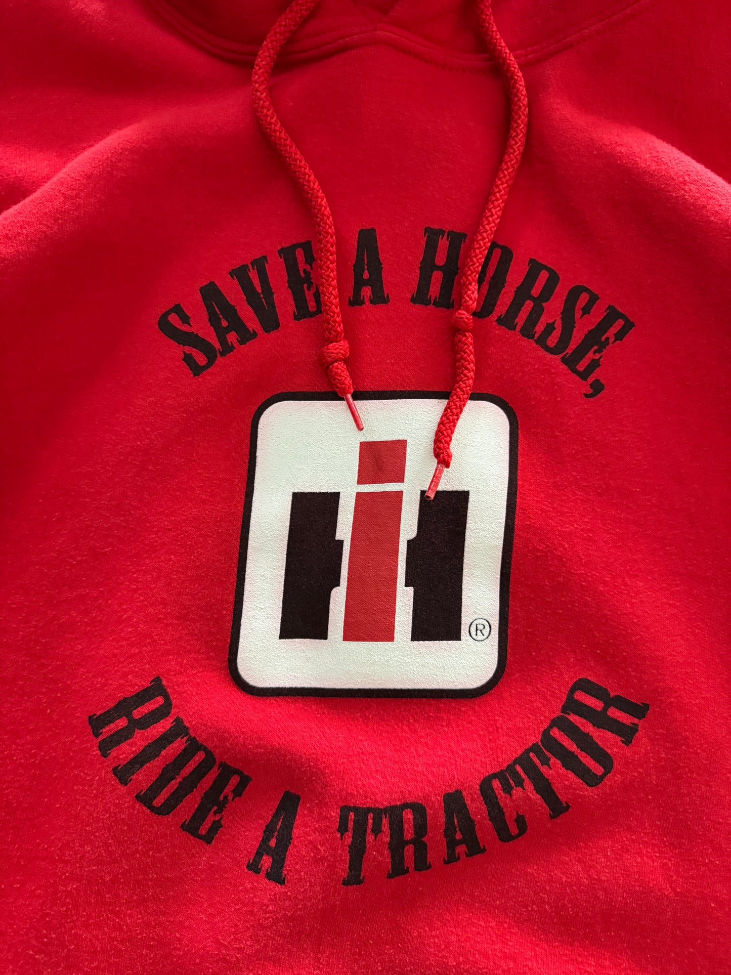 Save a Horse ride a Tractor Hoodie - XL