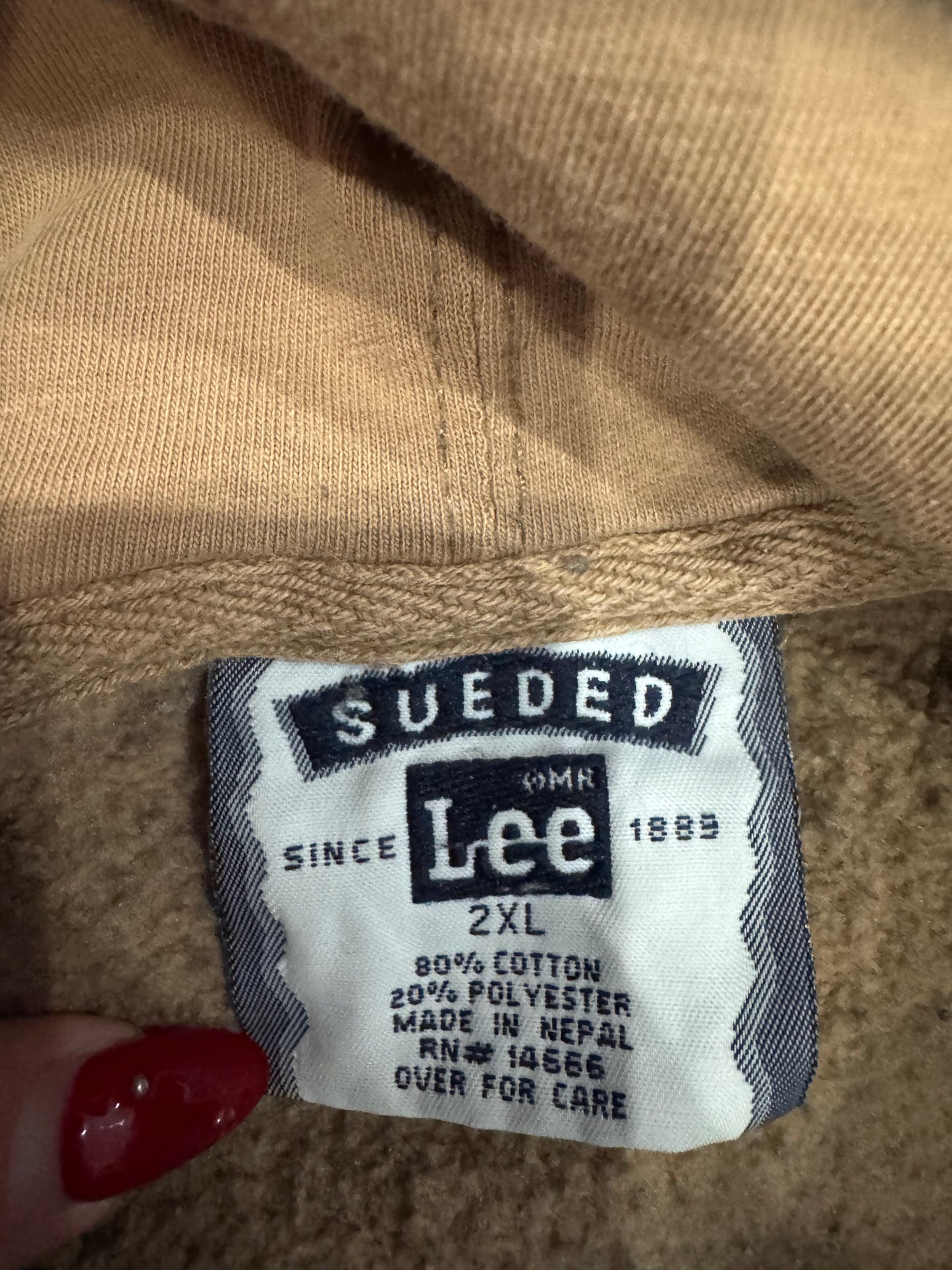 Vintage Lee Hoodie - XXL