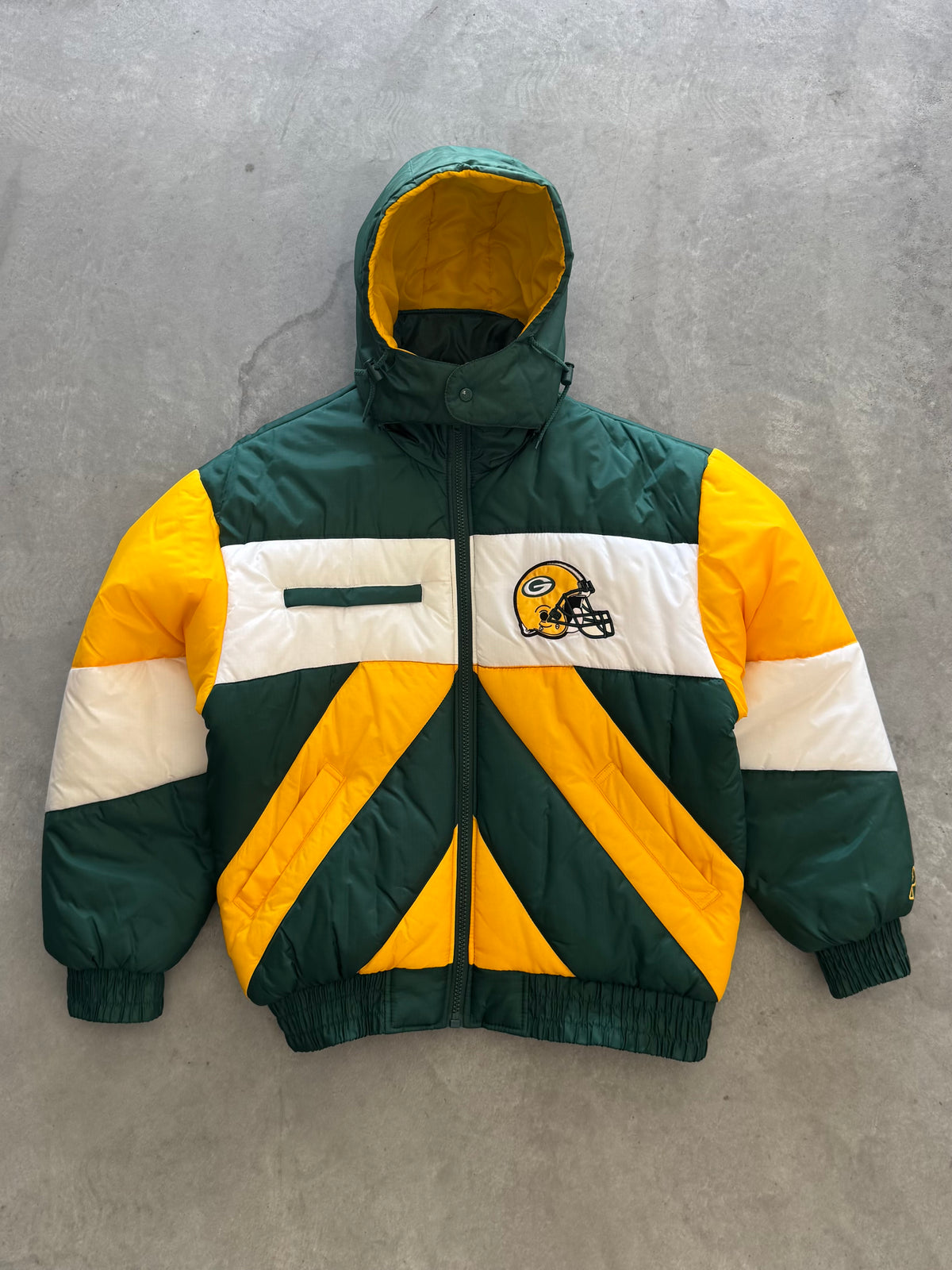 Vintage 90s Green Bay Packers Coat - L