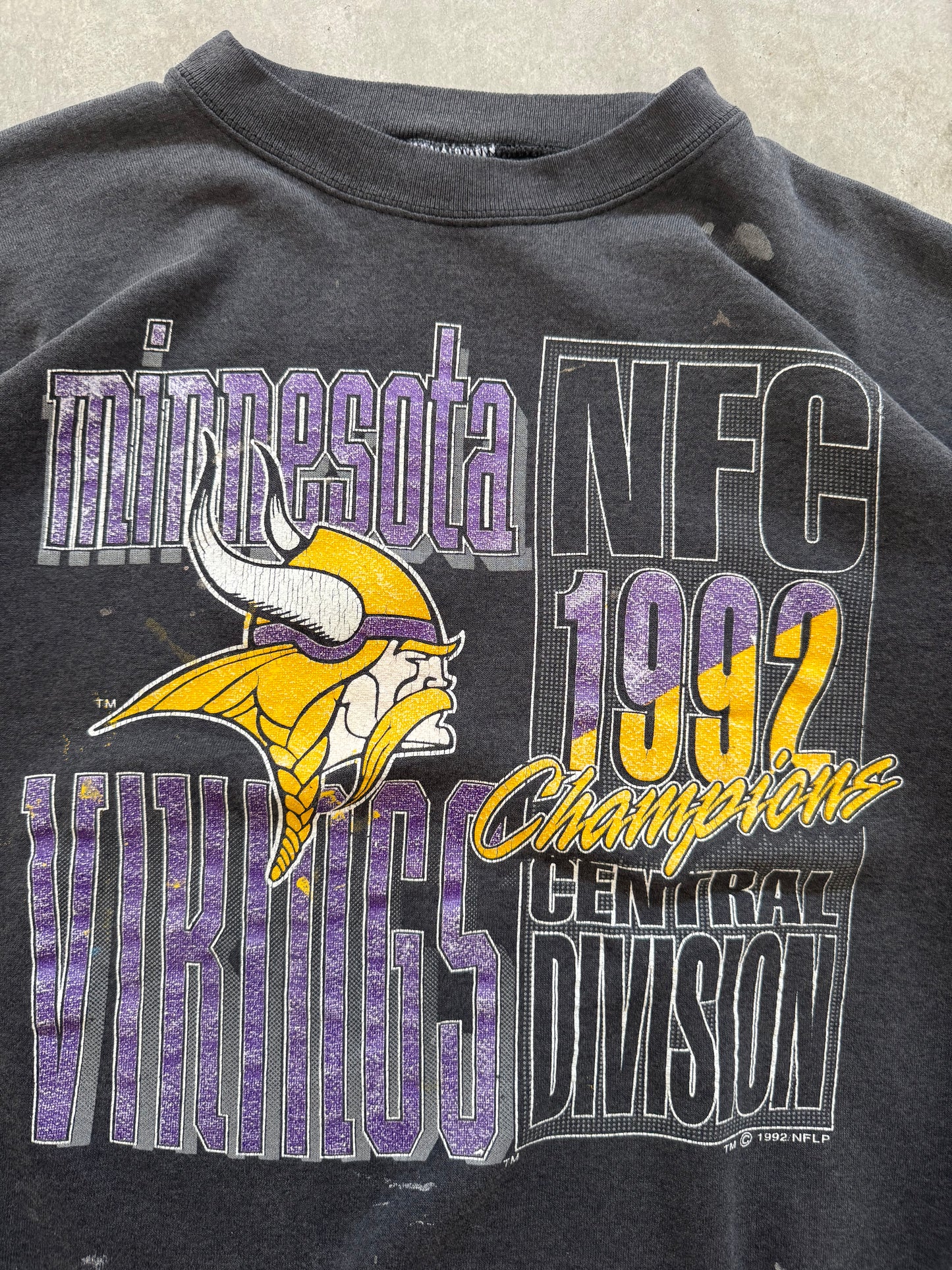 Vintage 1992 Minnesota Vikings Sweatshirt - XL