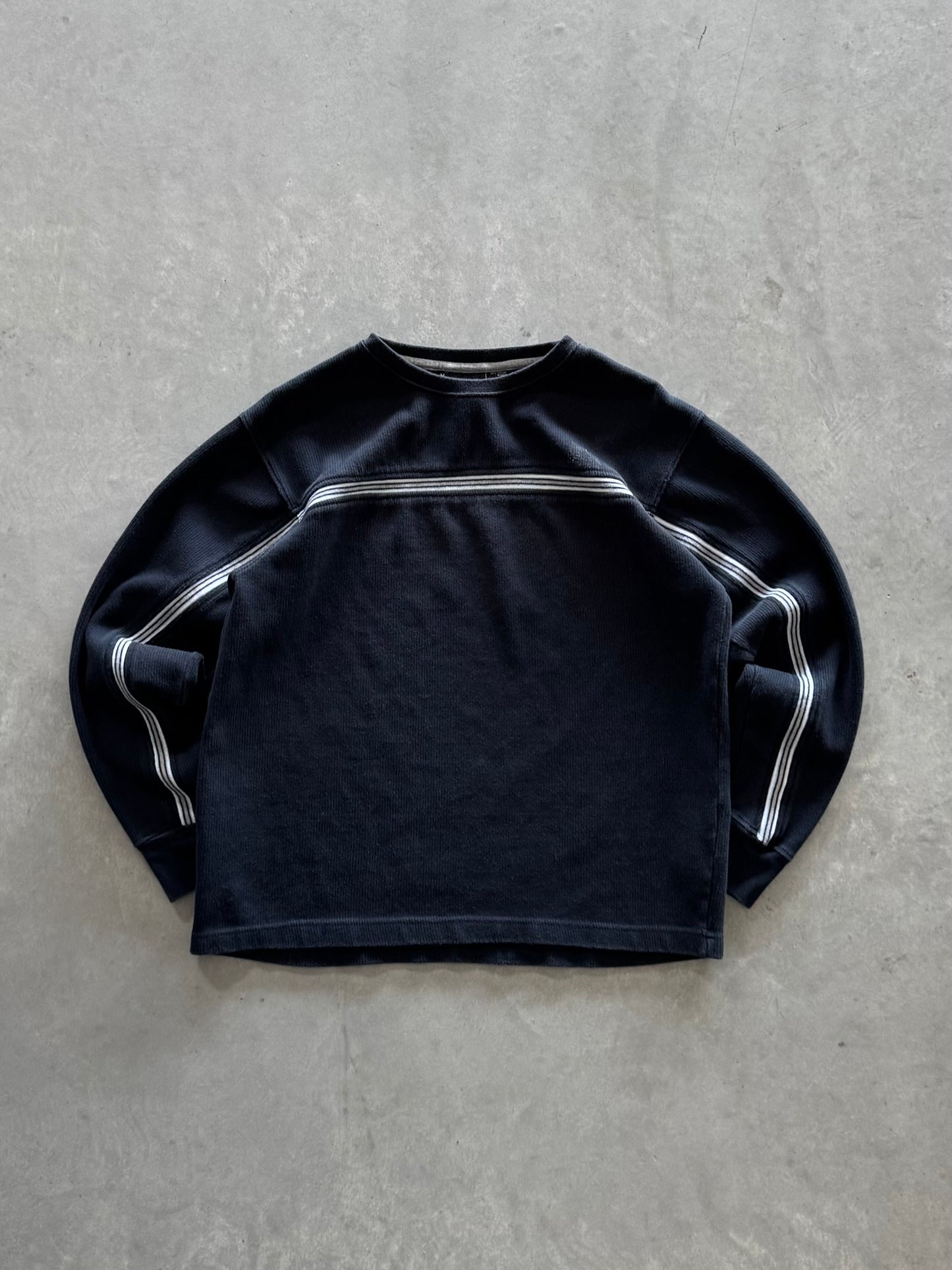 Vintage Navy Blue Long Sleeve - M
