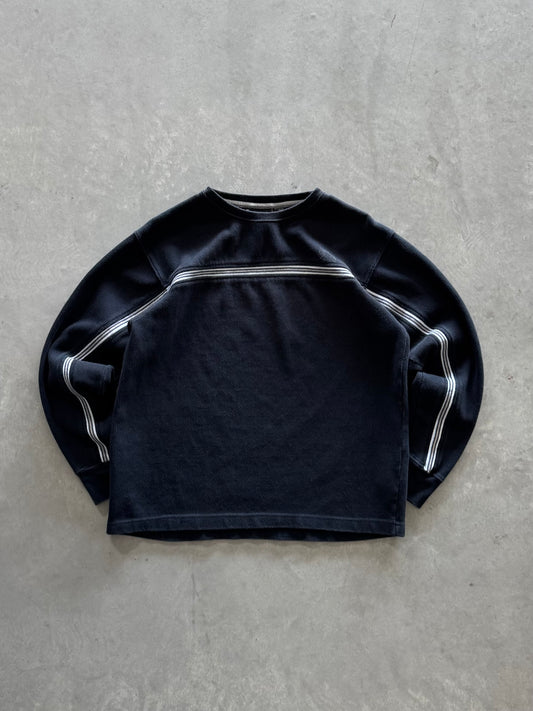 Vintage Navy Blue Long Sleeve - M