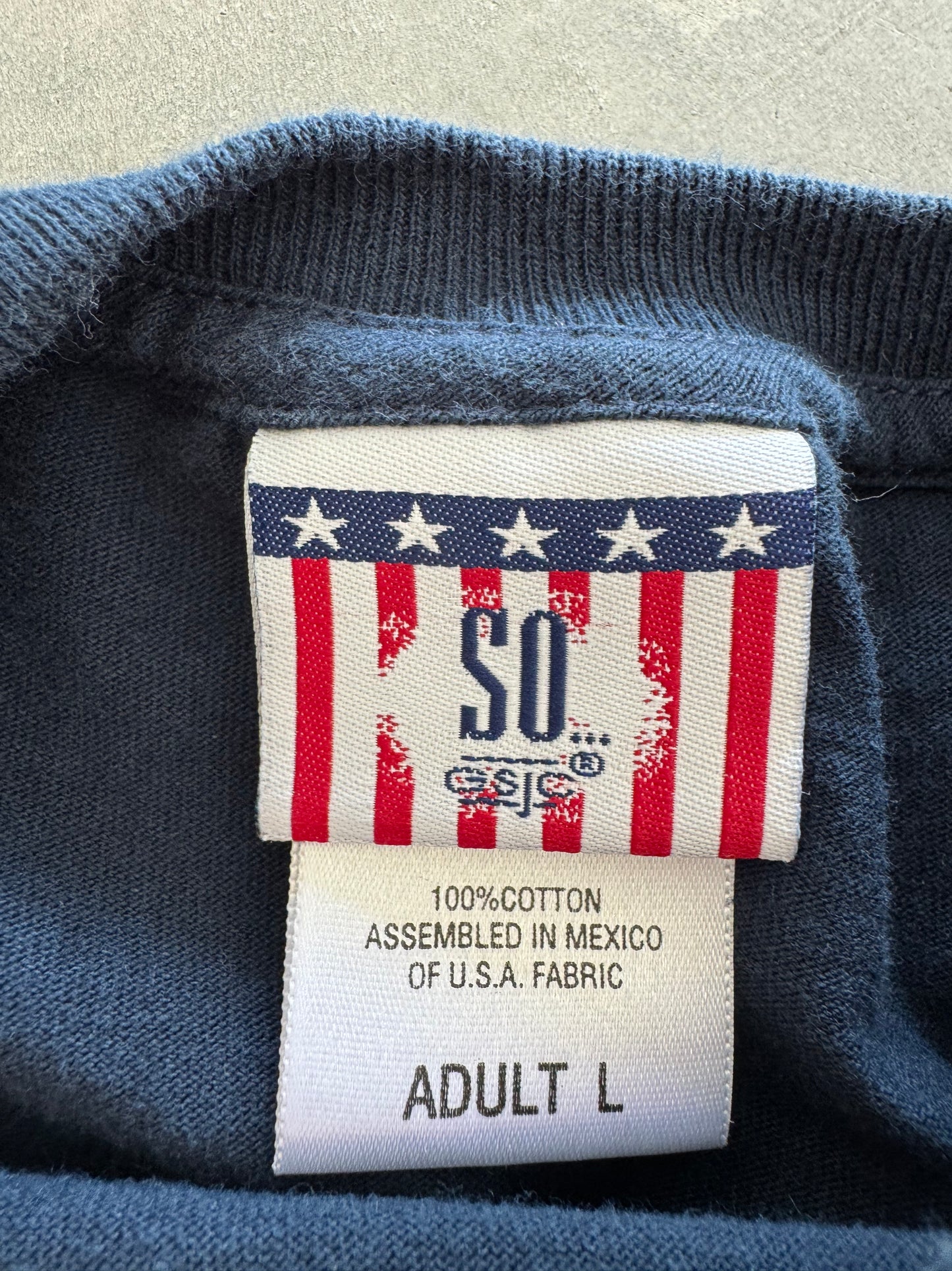 Vintage 4th of July All American Women’s Baby Tee - L