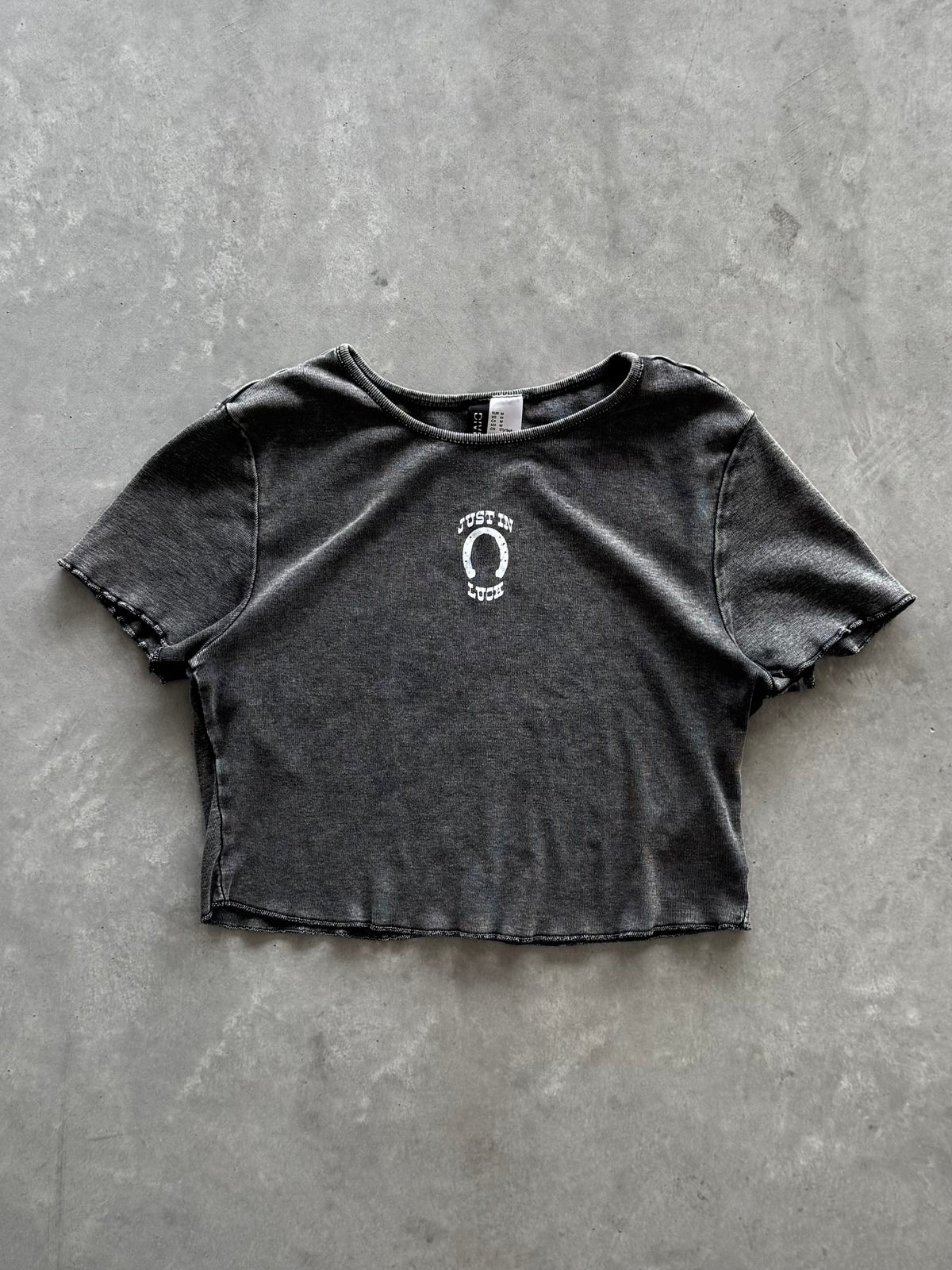 Just In Luck Baby Tee - M