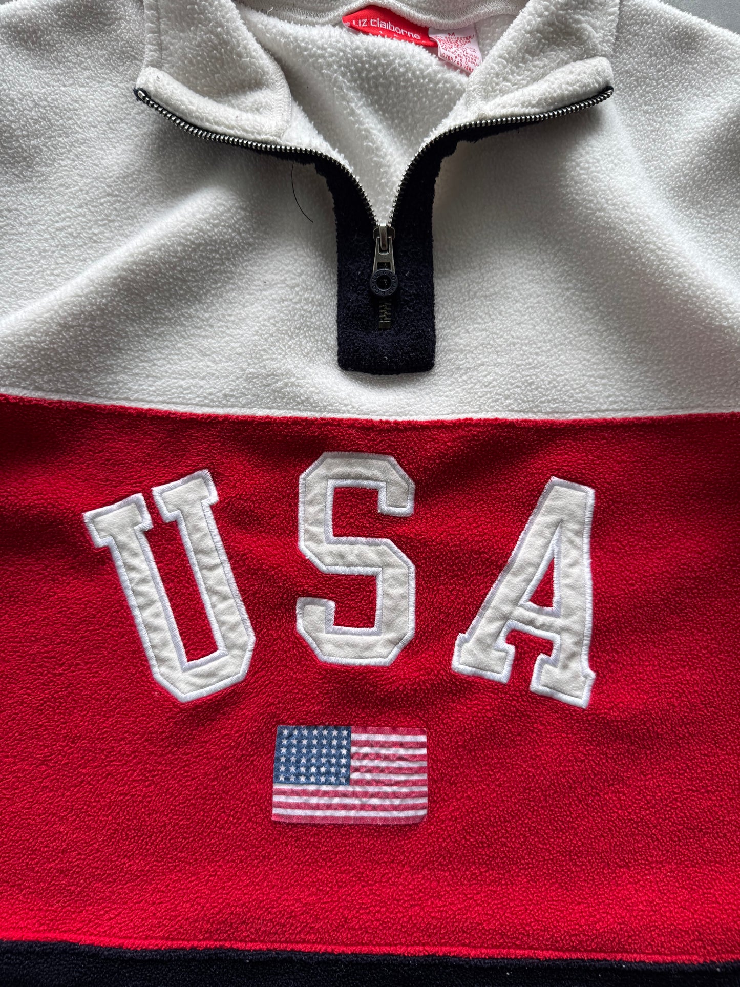 Vintage USA Quarterzip - M