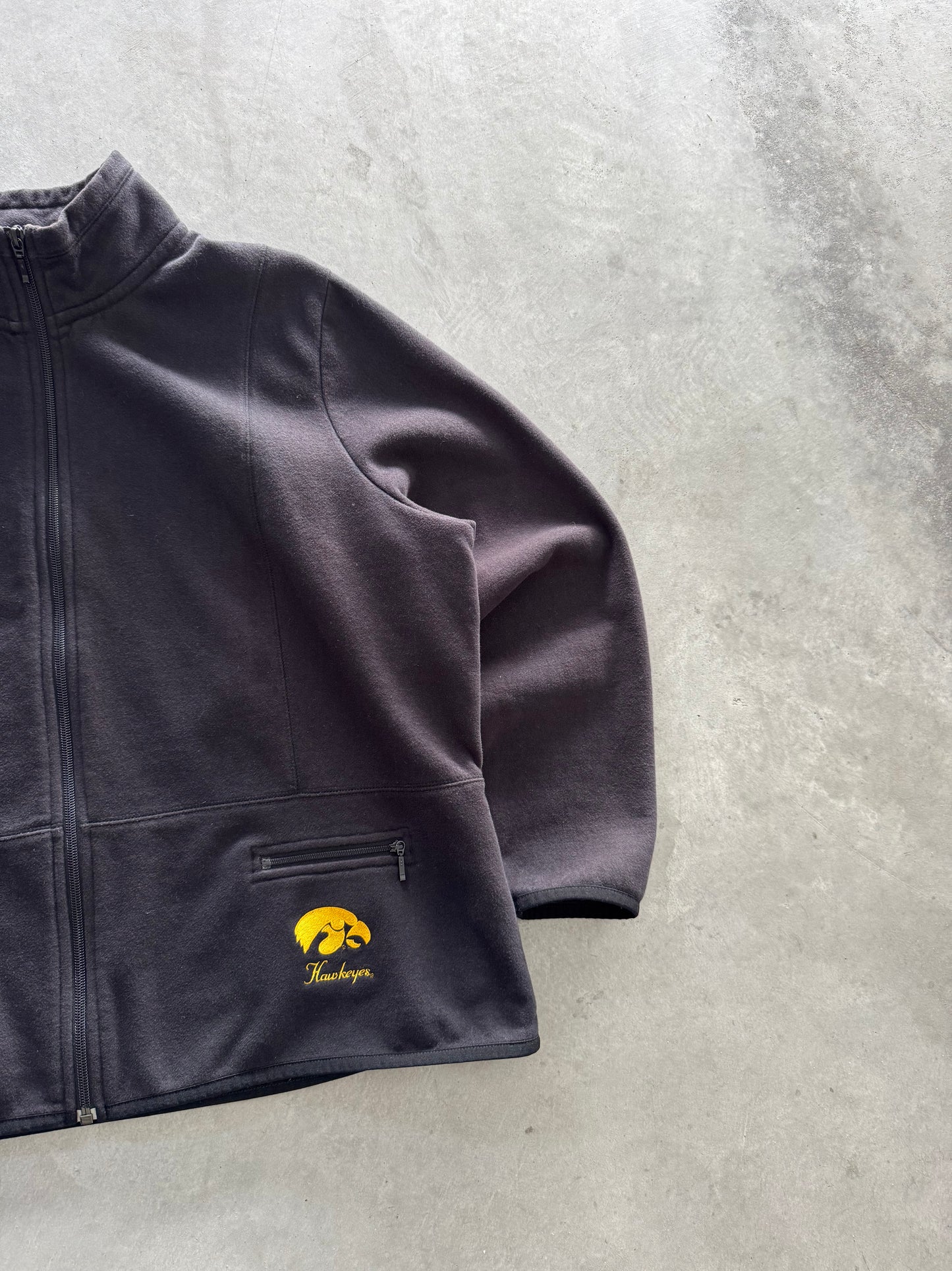 Vintage Iowa Hawkeyes Women’s Zip Up - XL