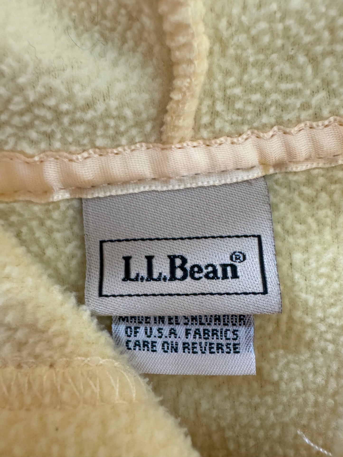 Vintage L.L. Bean Fleece Zip Up Hoodie - S