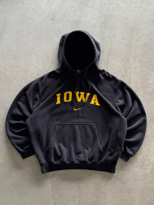 Vintage 90s Nike Iowa Hawkeyes Hoodie - L