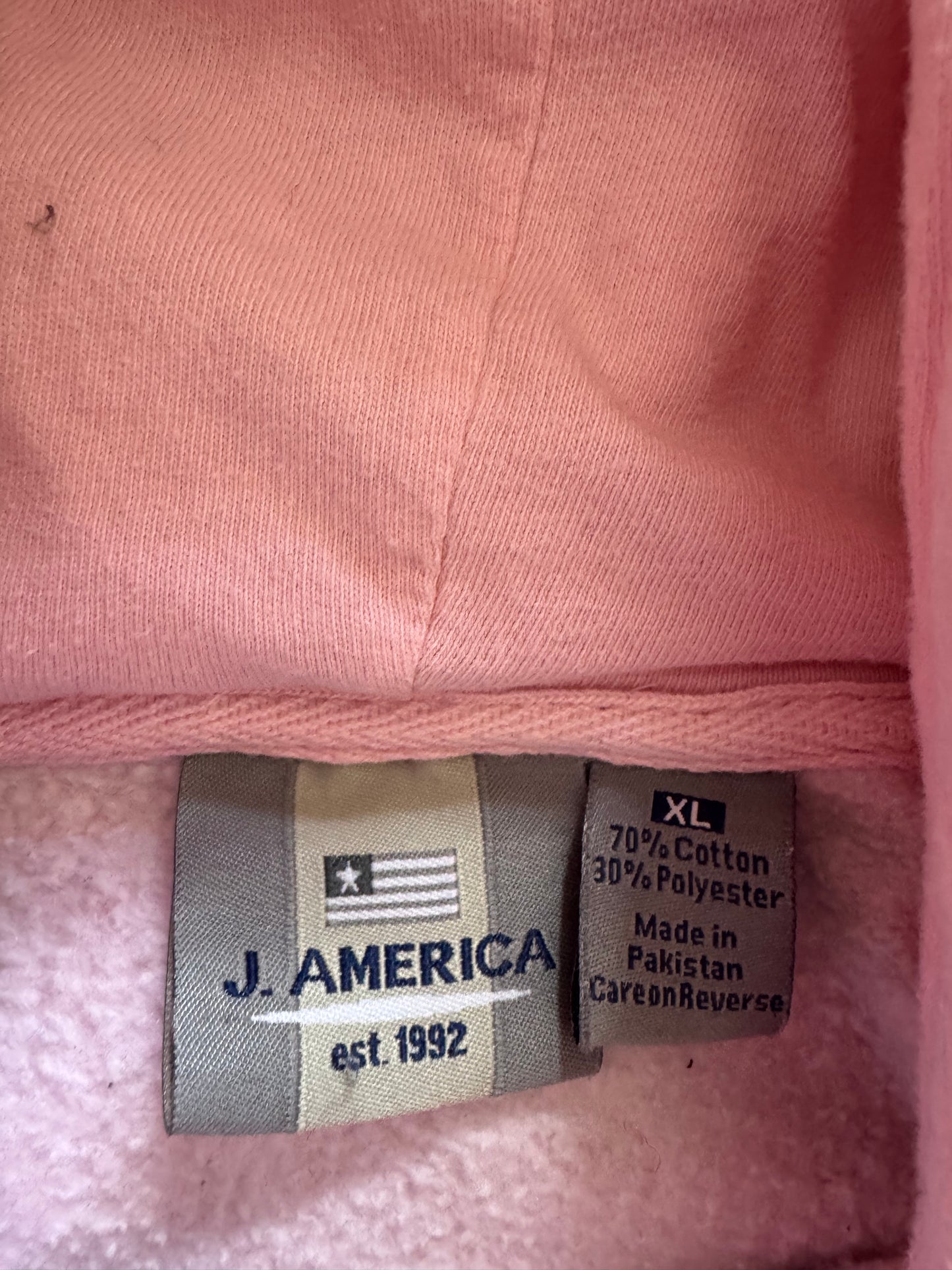 Vintage Pink Iowa Hoodie - XL