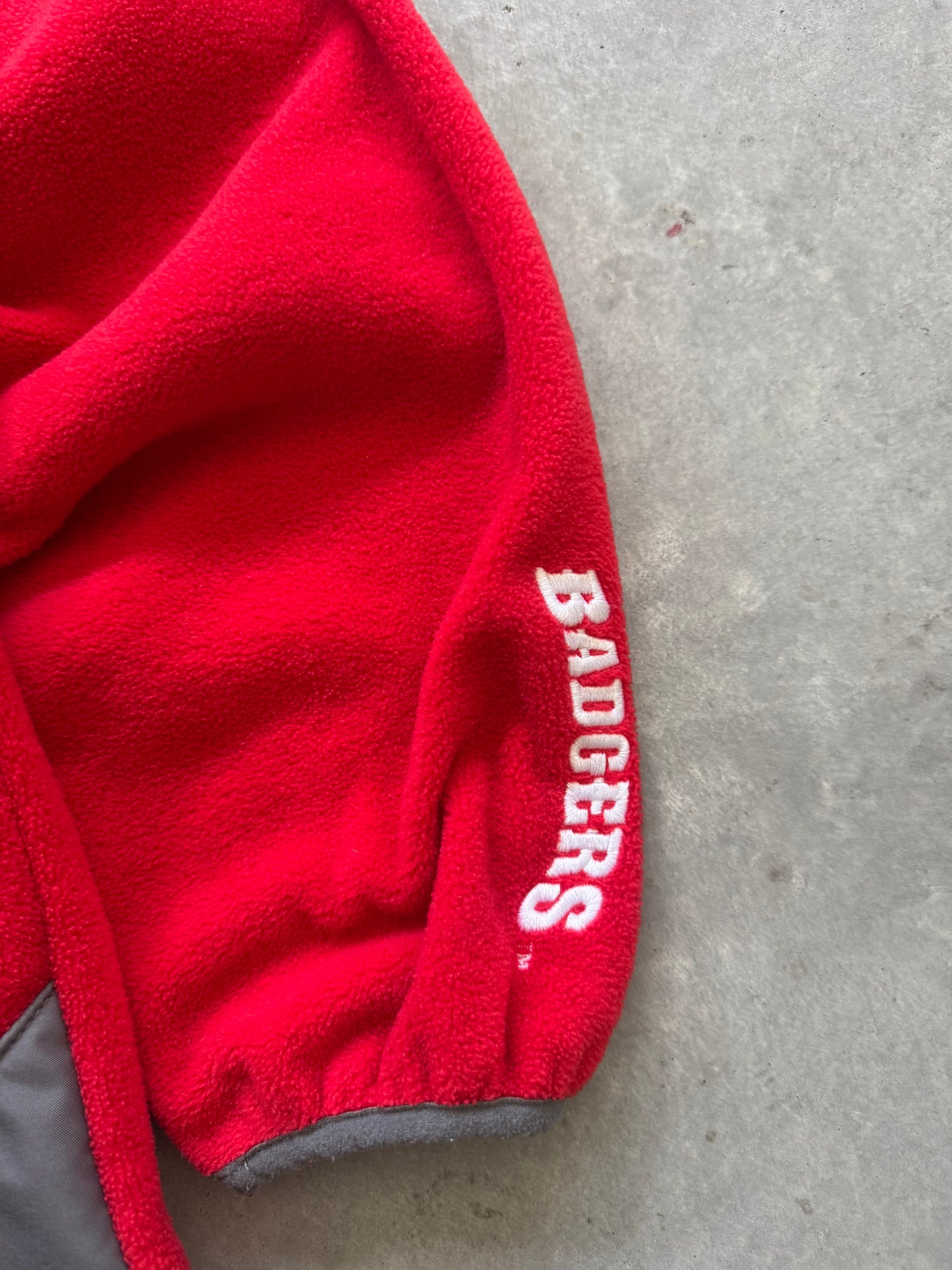 Vintage Wisconsin Badger Fleece Jacket - L