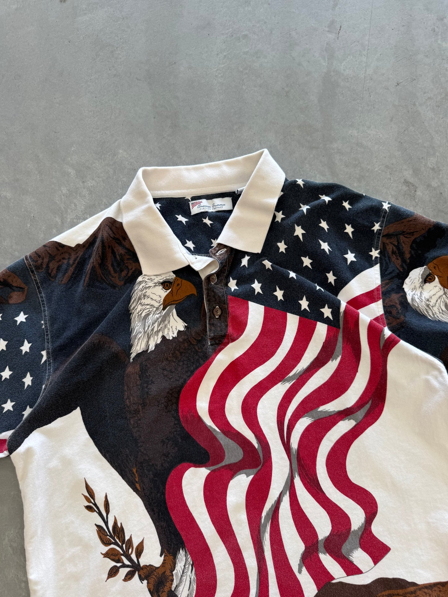 Vintage 4th of July Polo - XL
