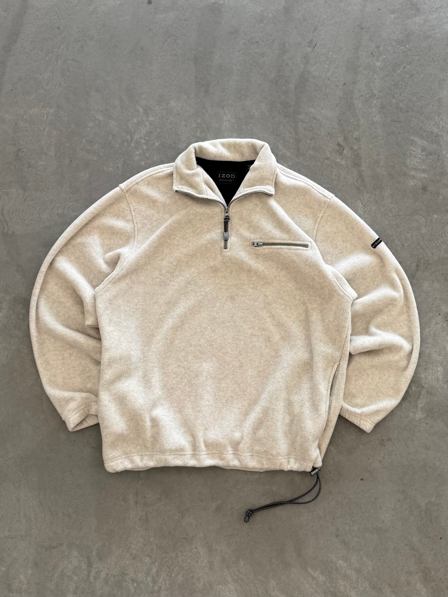 Vintage Izod Fleece Quarter Zip - M