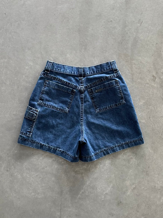 Vintage Riveted Lee Denim Shorts - 27x4.5