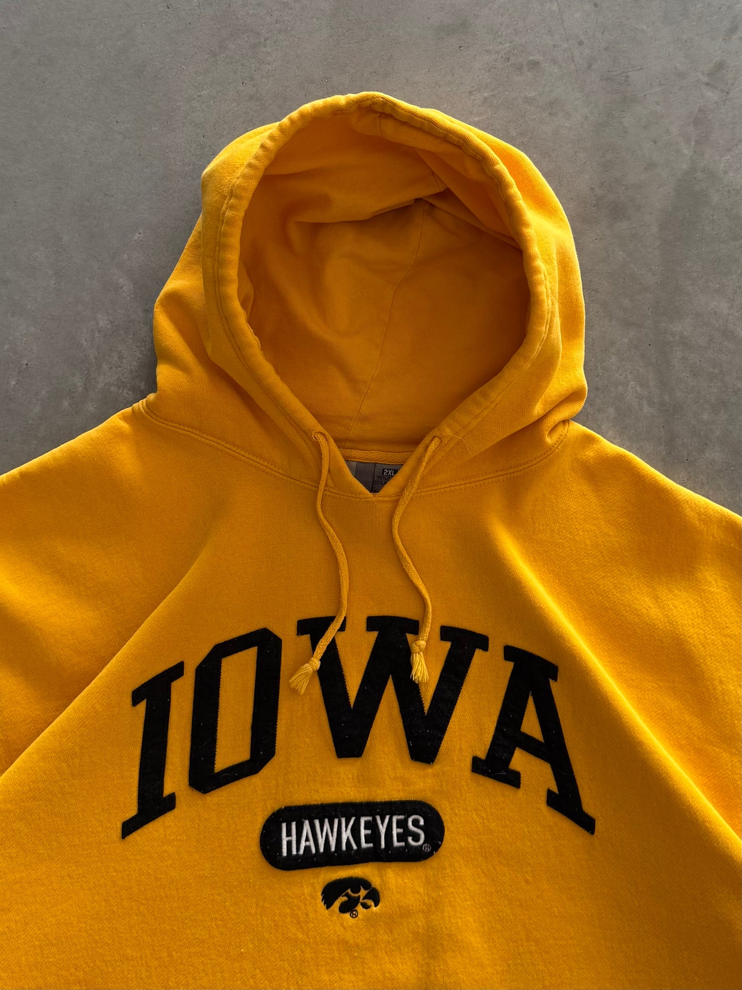 Vintage 90s Iowa Hawkeyes Hoodie - XL