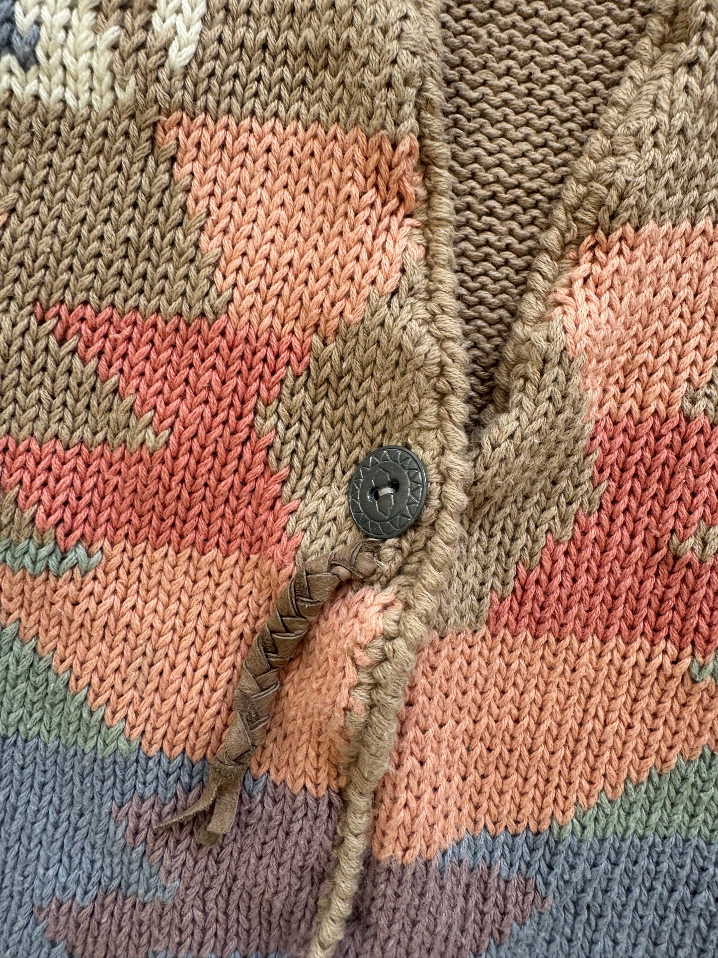 Vintage Knit Sweater Vest - M