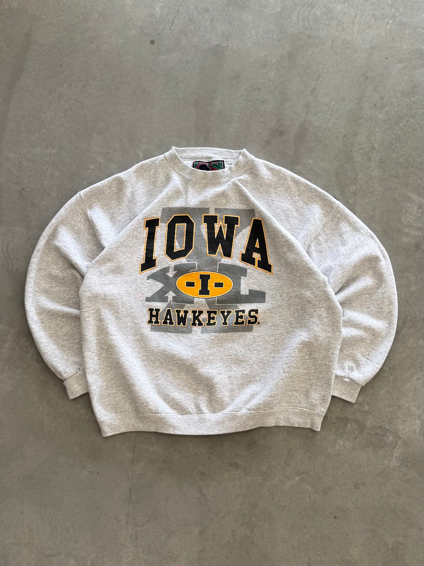 Vintage 90s Iowa Hawkeyes Sweatshirt - XL