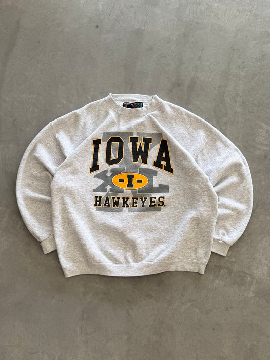 Vintage 90s Iowa Hawkeyes Sweatshirt - XL