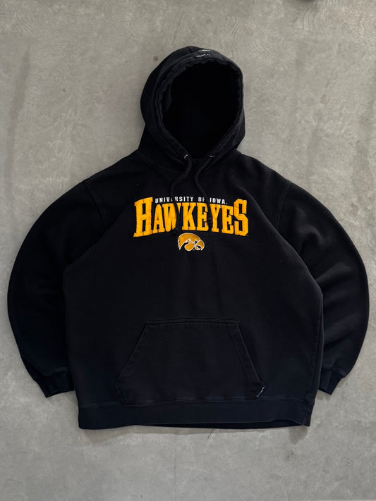 Vintage Iowa Hawkeyes Hoodie - L
