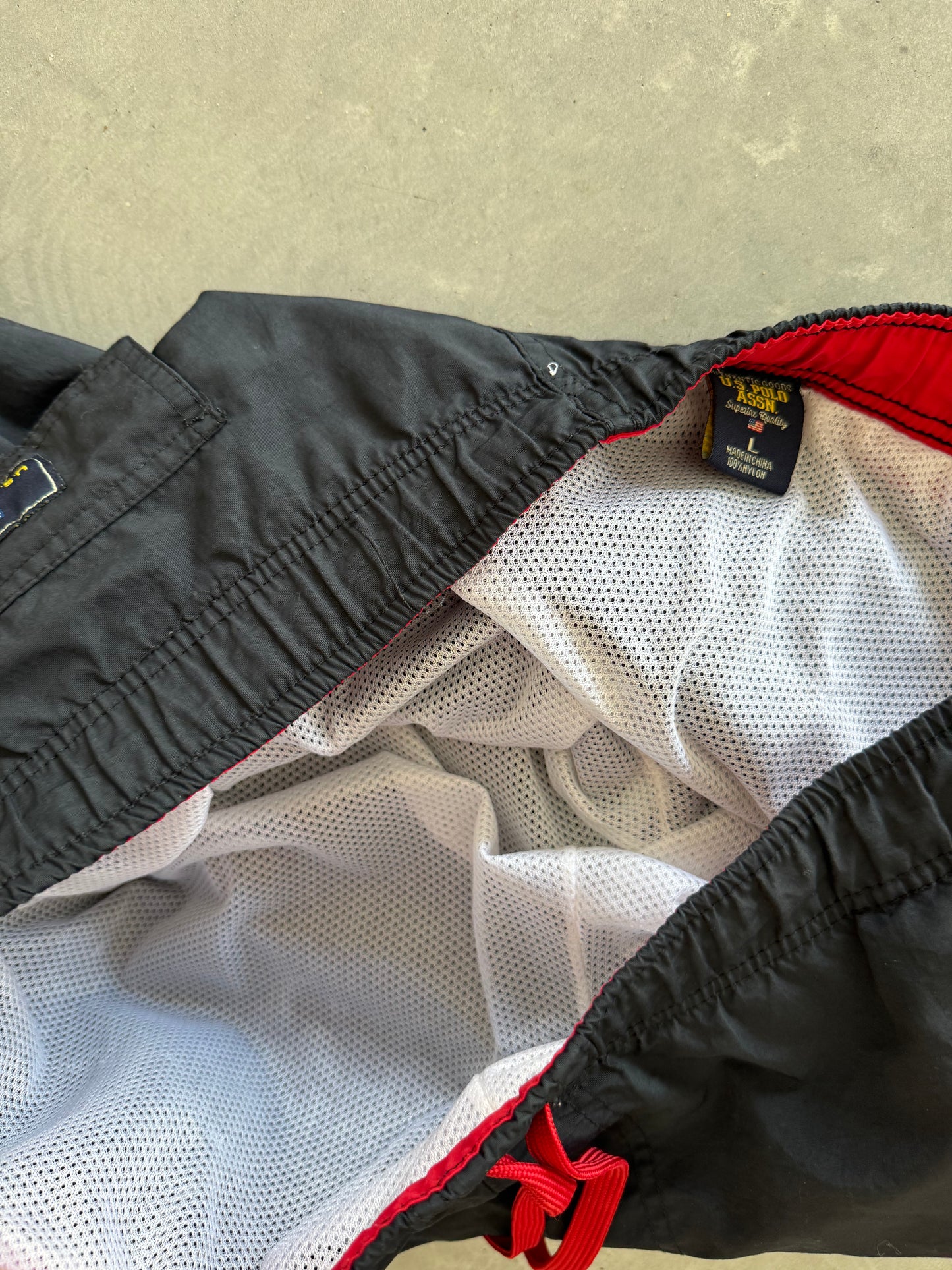 Vintage U.S. Polo Assn. Swim Trunks - L