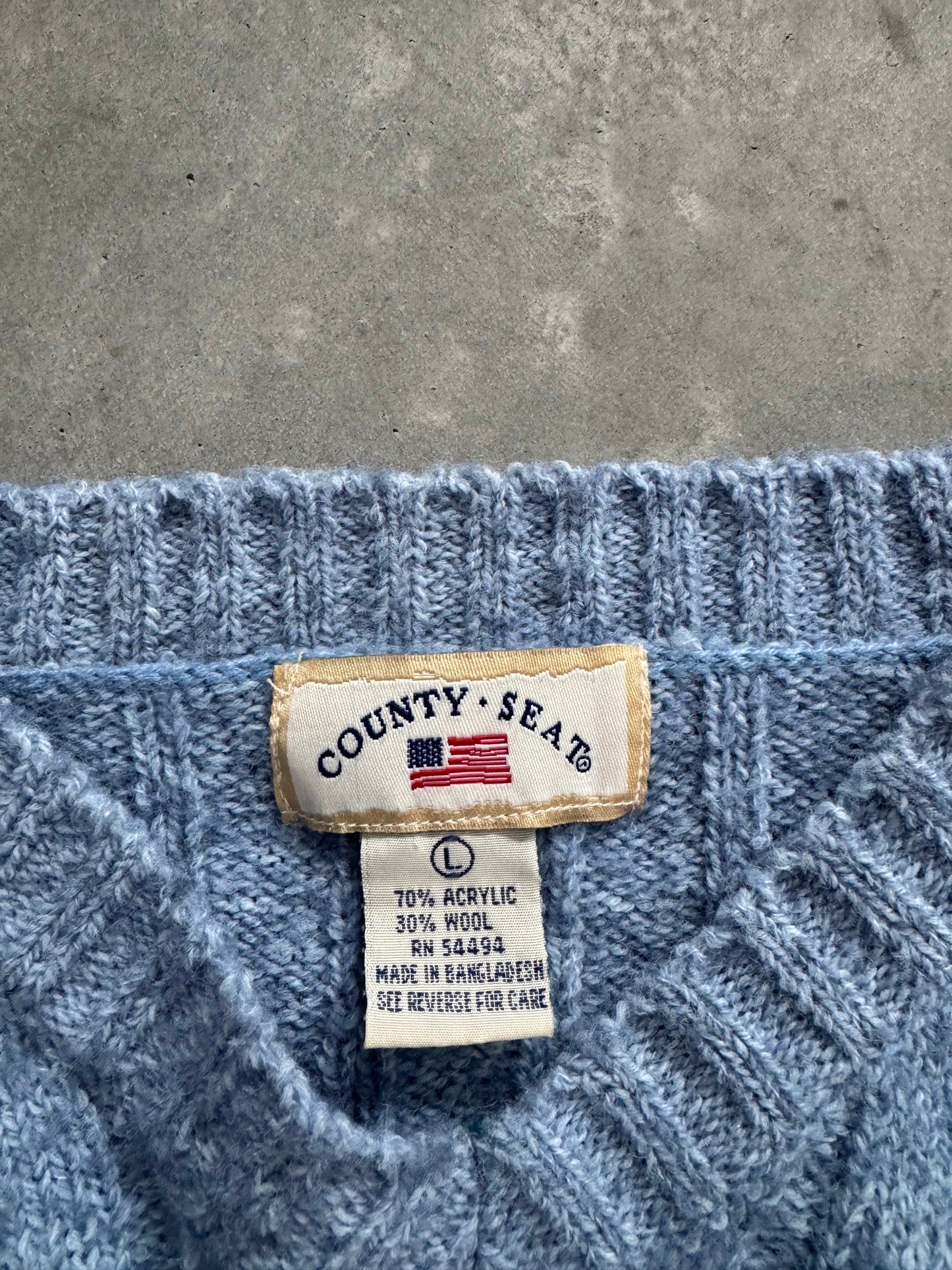 Vintage Striped Women’s Sweater - L