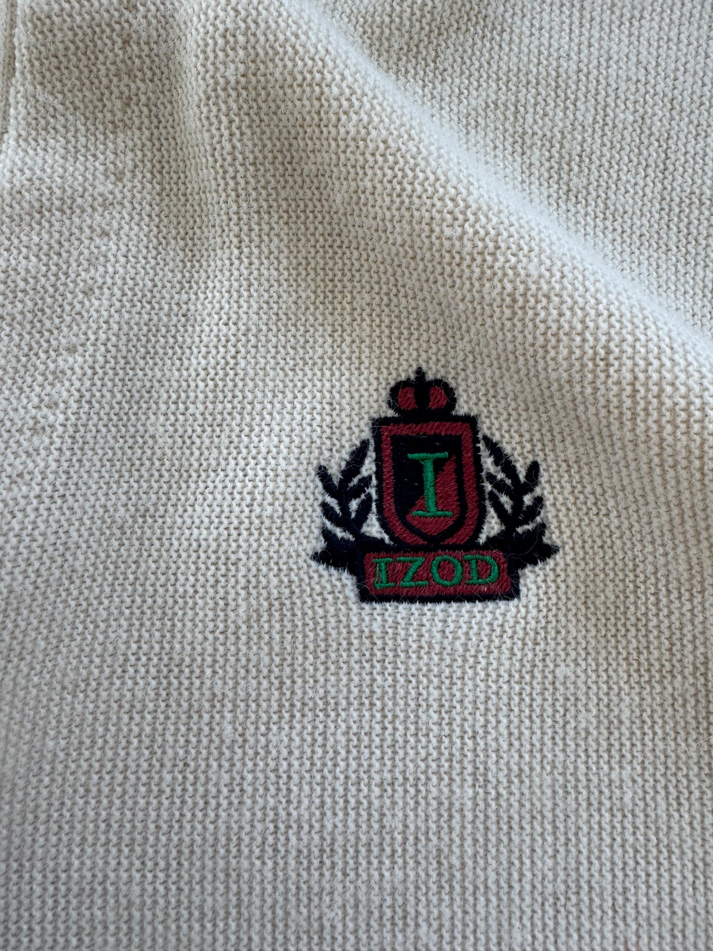 Vintage 80s Izod Cardigan - XL