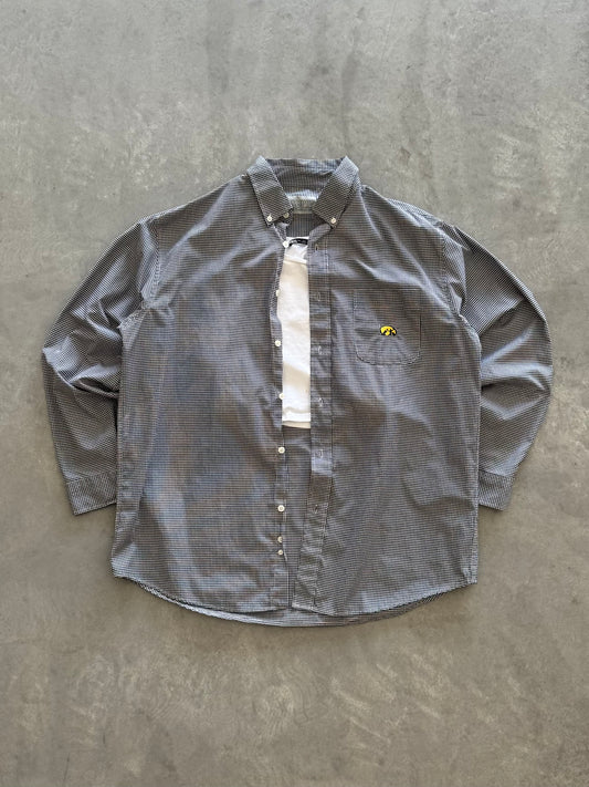 Vintage Iowa Hawkeyes Button Up - XL