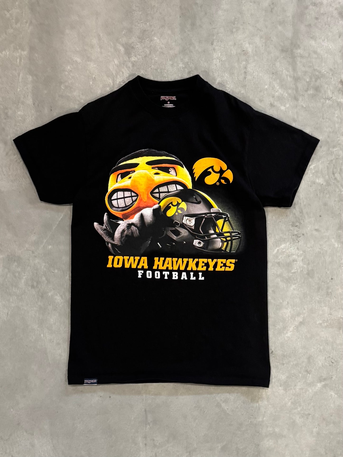 Vintage 90s Iowa Hawkeyes Football Tee - S