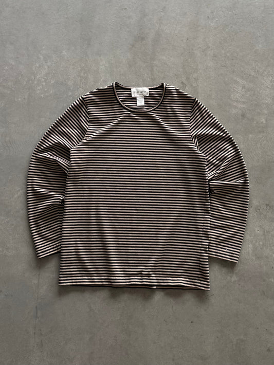 Vintage Oversized Striped Women’s Long Sleeve - S