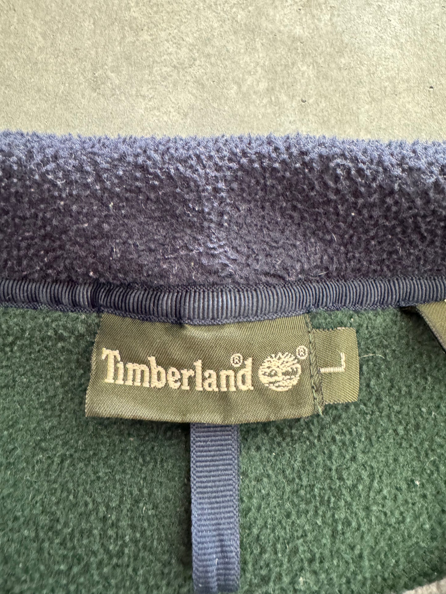 Vintage Timberland Fleece Zip Up Jacket - L