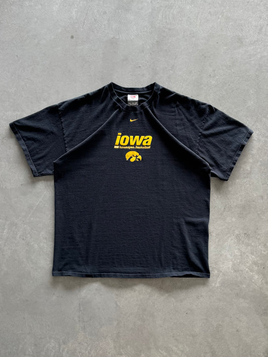Vintage 90s Nike Iowa Hawkeyes Basketball Tee - XXL