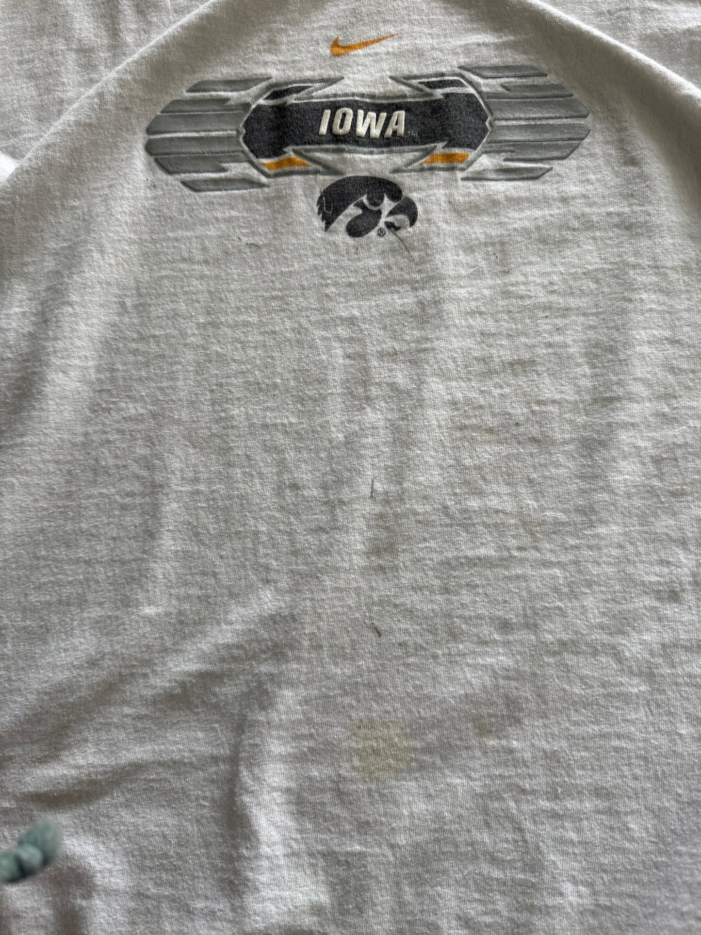 Vintage 90s Nike Iowa Hawkeyes Long Sleeve - XL