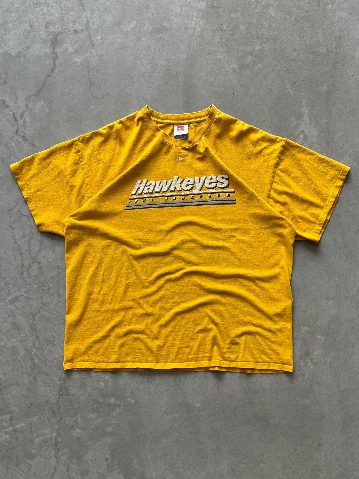 Vintage 90s Nike Iowa Hawkeyes Tee - XXL
