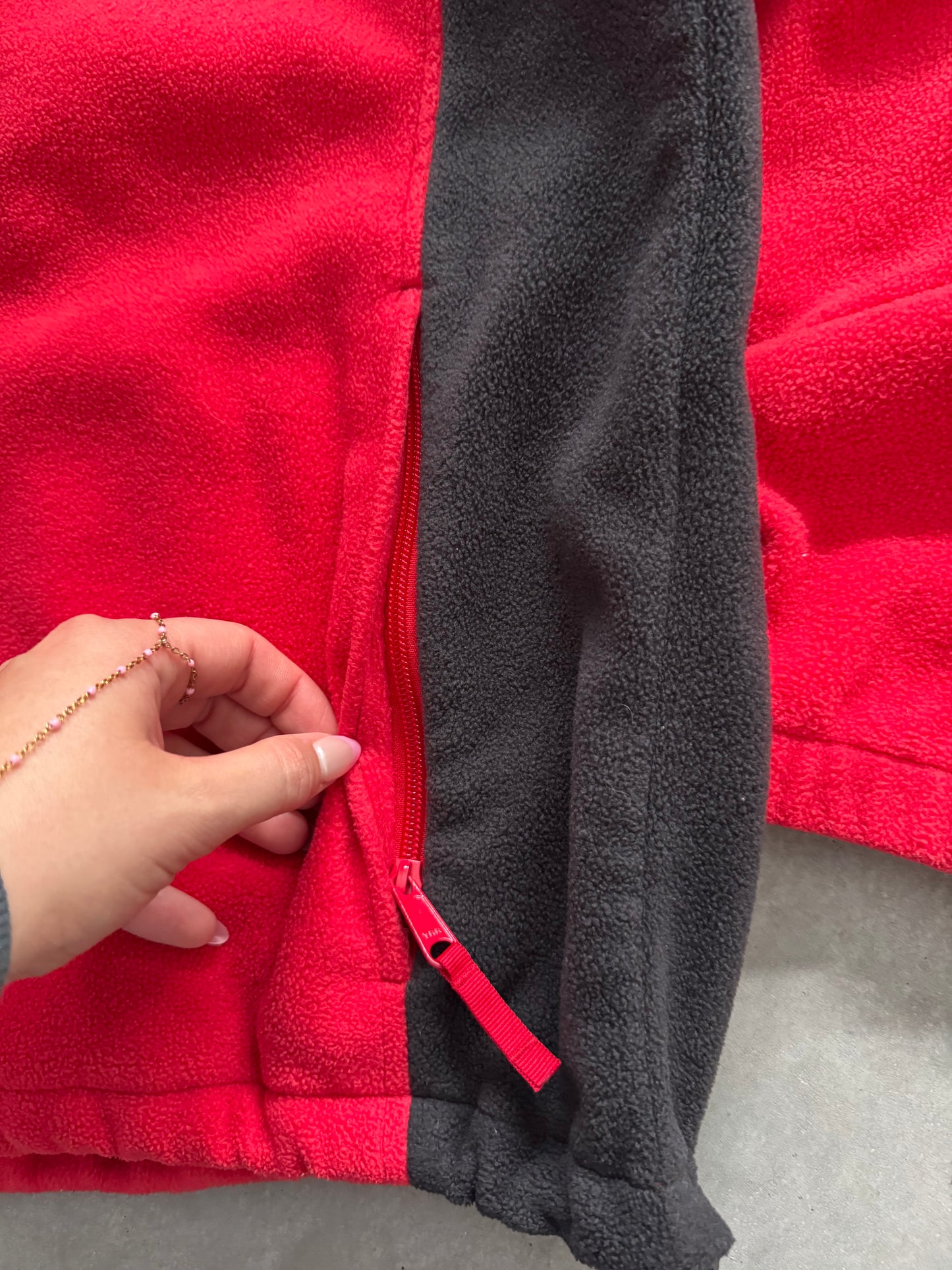 Vintage Wisconsin Badgers Columbia Fleece Zip Up - L