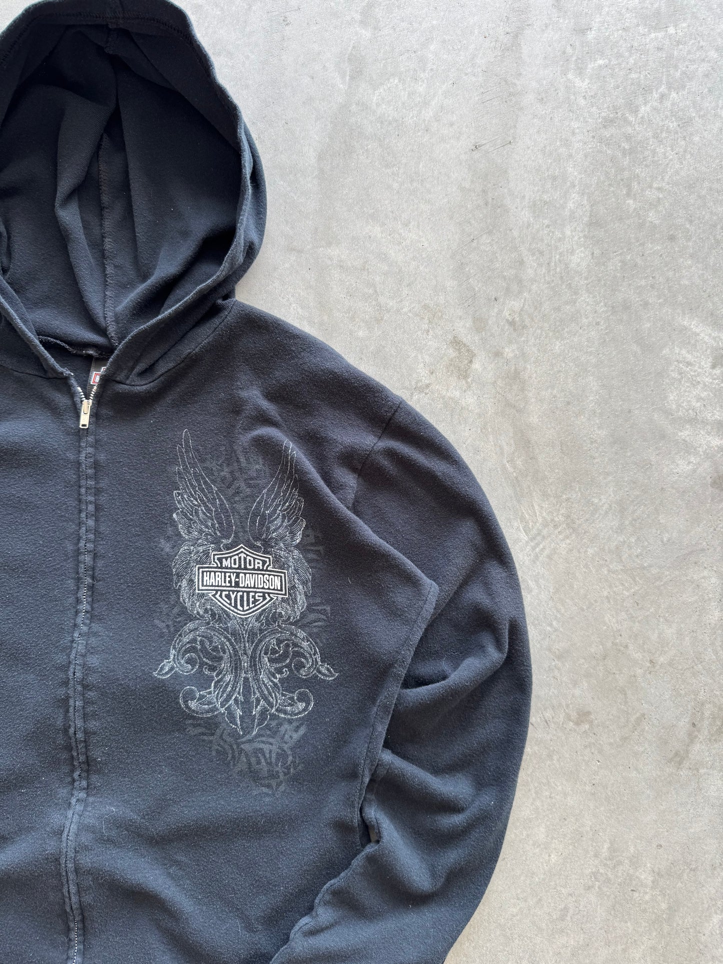Women’s Harley Davidson Zip Up Hoodie - XL