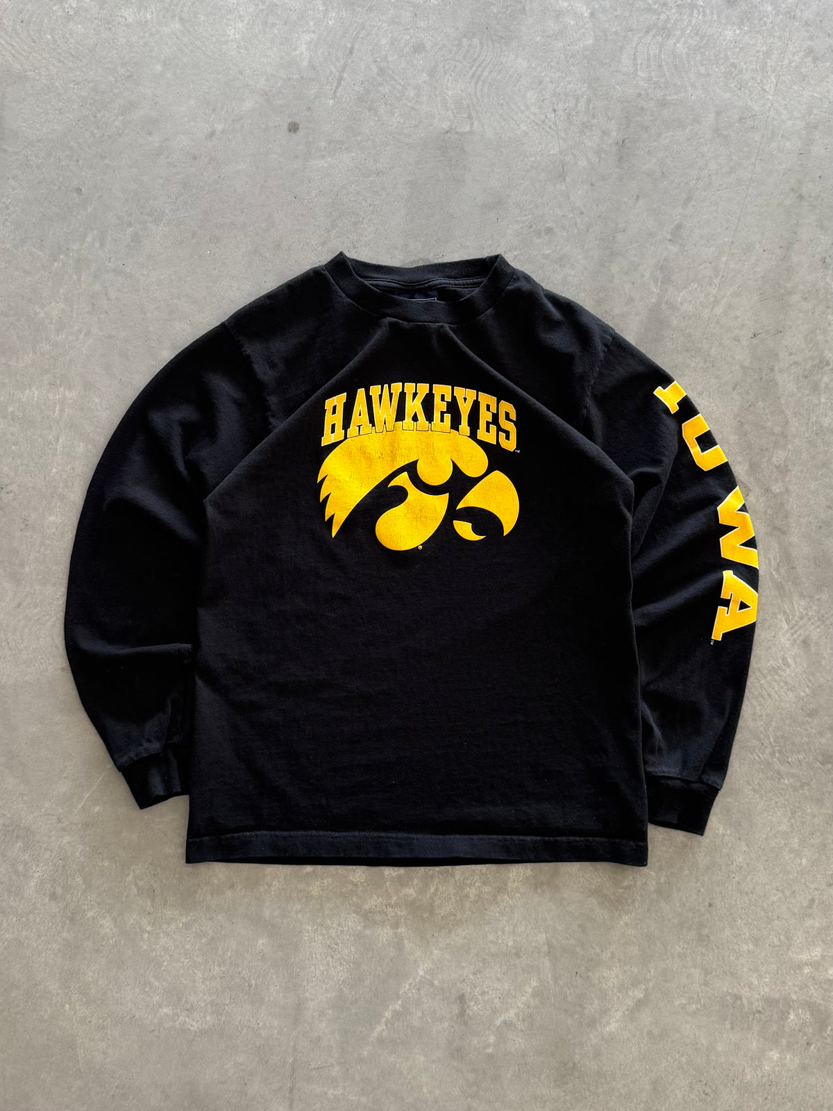 Vintage Iowa Hawkeyes Long Sleeve - L