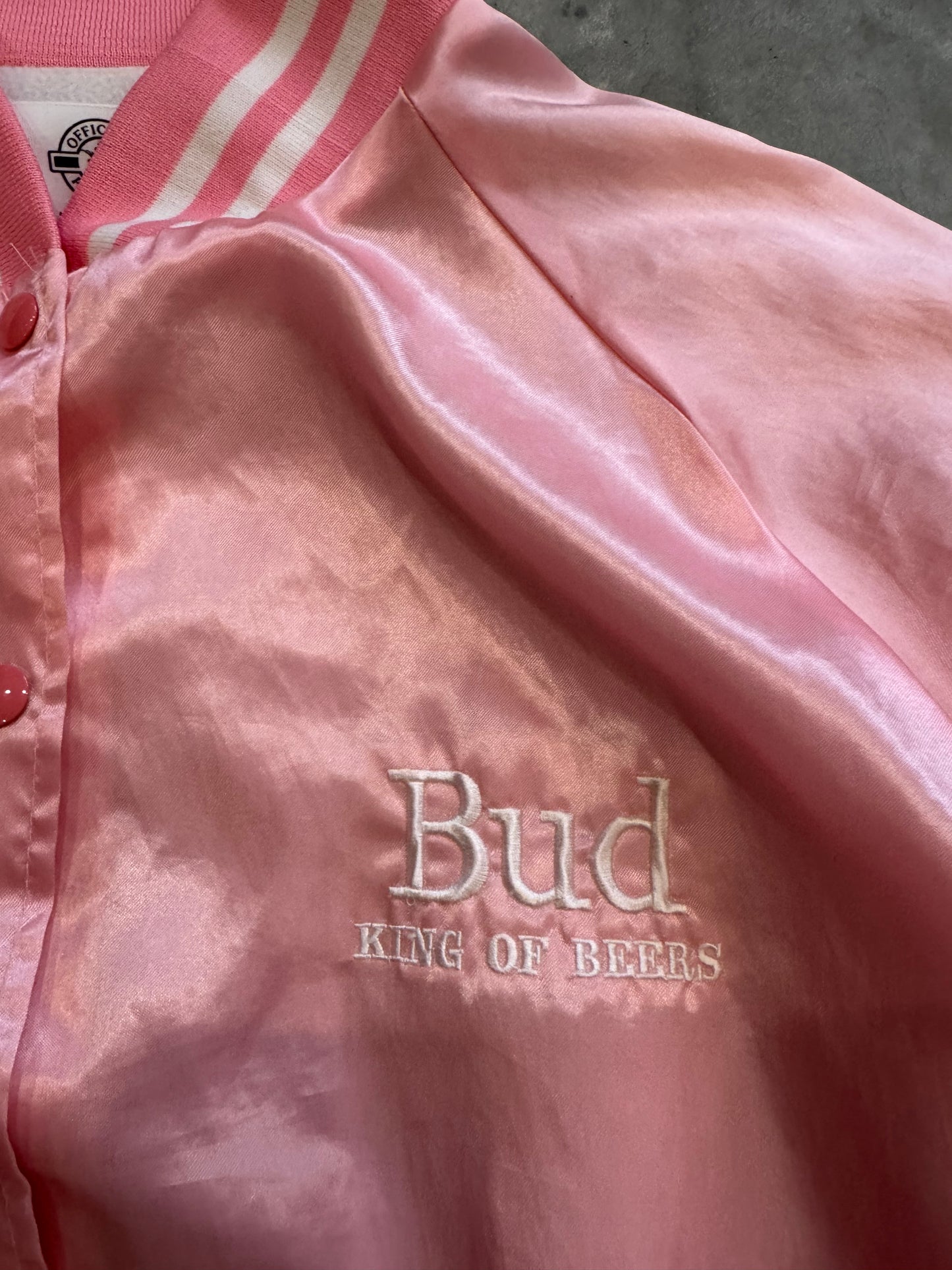 Vintage Budweiser King of Beers Bomber Jacket - L