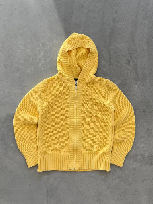 Vintage Knit Womens Zip Up - M