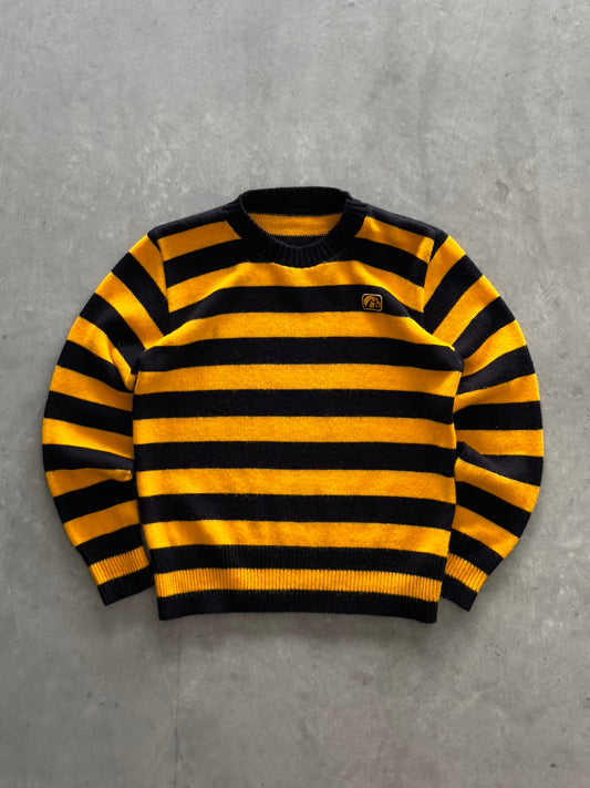 Vintage Iowa Hawkeyes Striped Sweater - M
