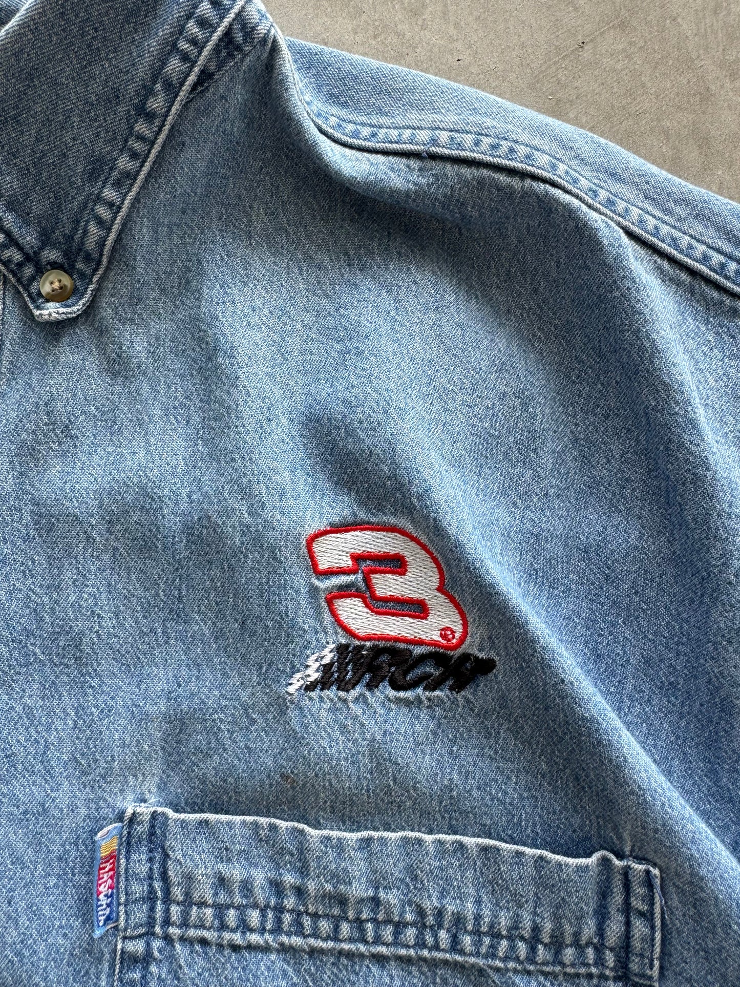 Vintage Nascar Denim Button Up - XXL