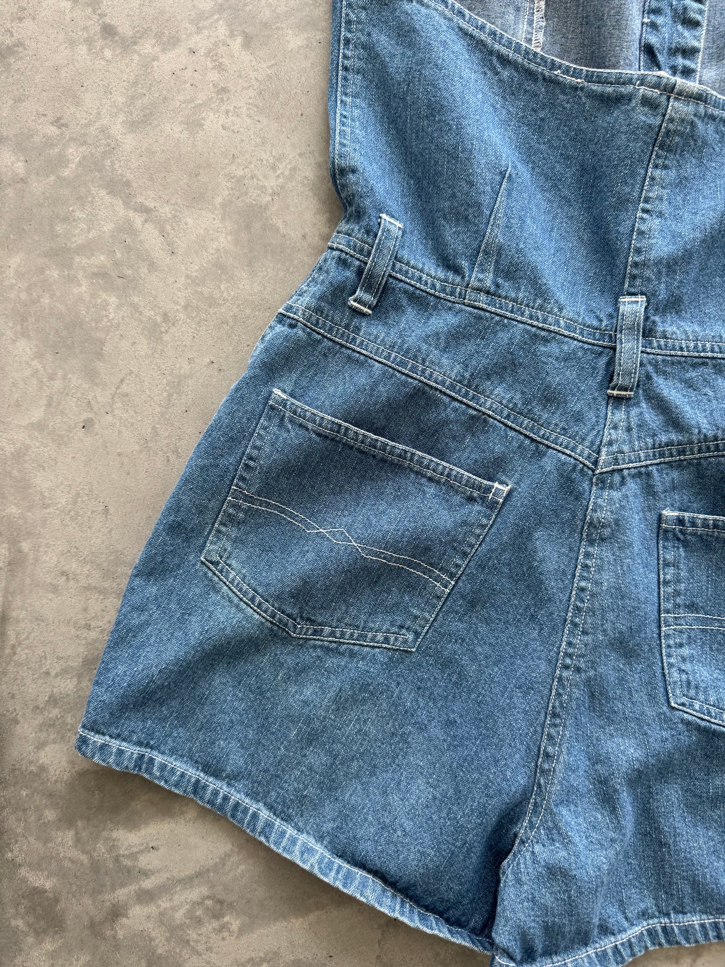Vintage Jeanswear Denim Romper - M
