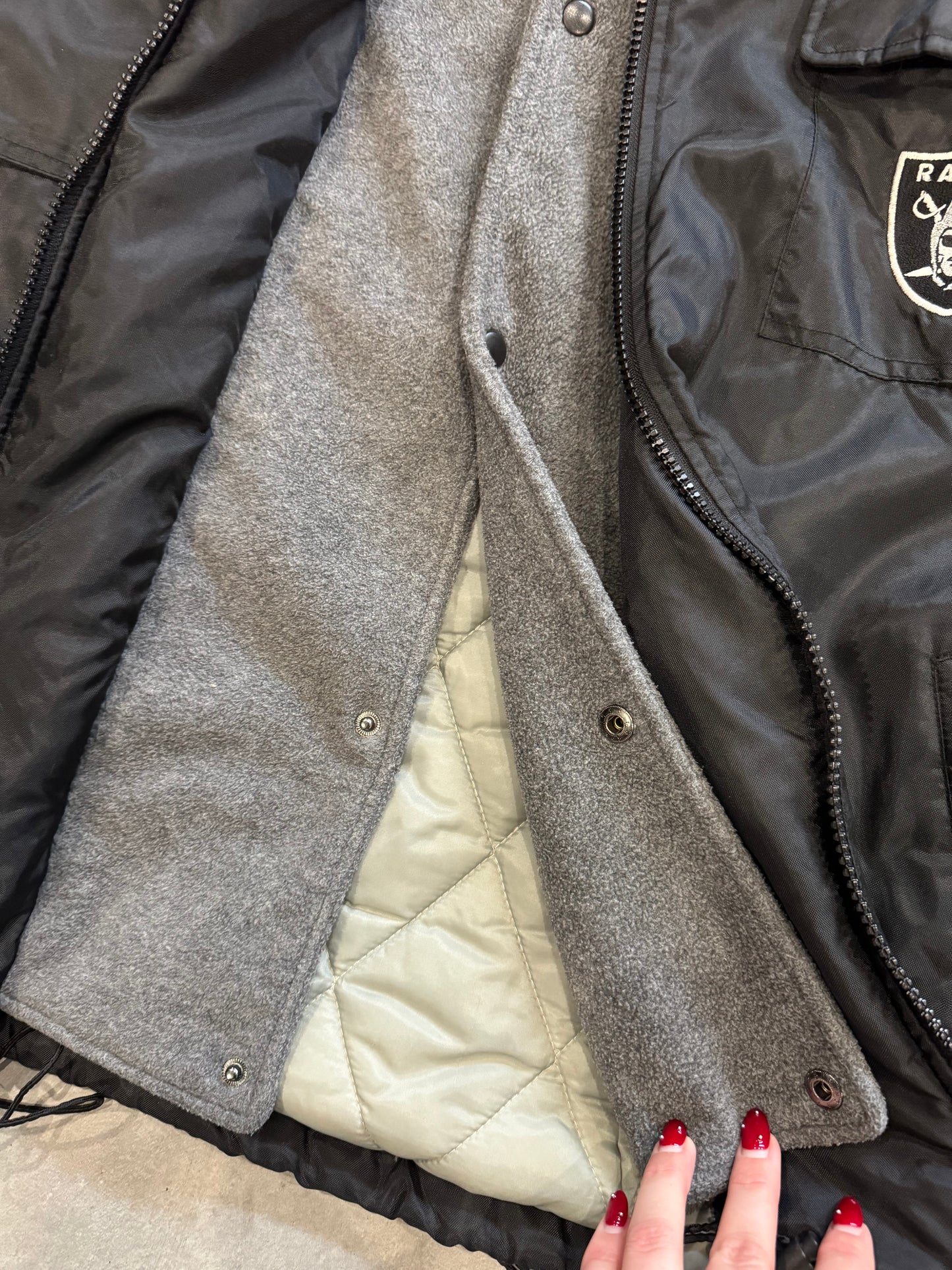 Vintage Las Vegas Raiders Coat - XXL