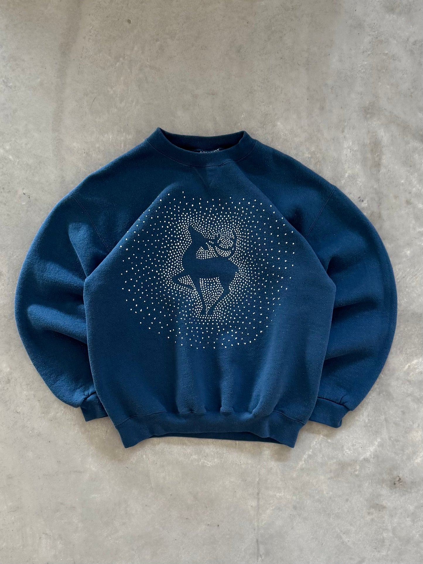 Vintage Deer Sweatshirt - M