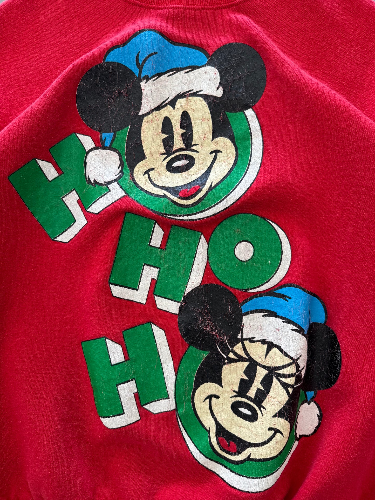 Vintage Mickey HoHoHo Sweatshirt - XL