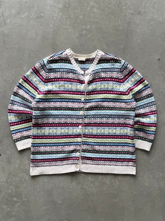 Vintage Cherokee Knit Women’s Cardigan - XL