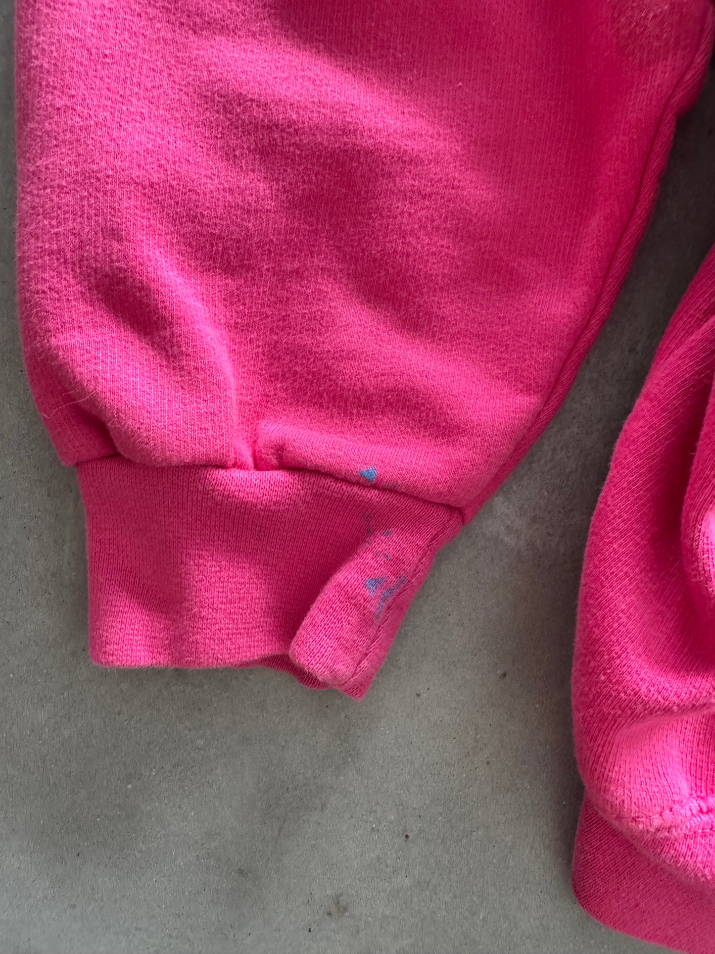Vintage Pink Iowa Zip Up Hoodie - L