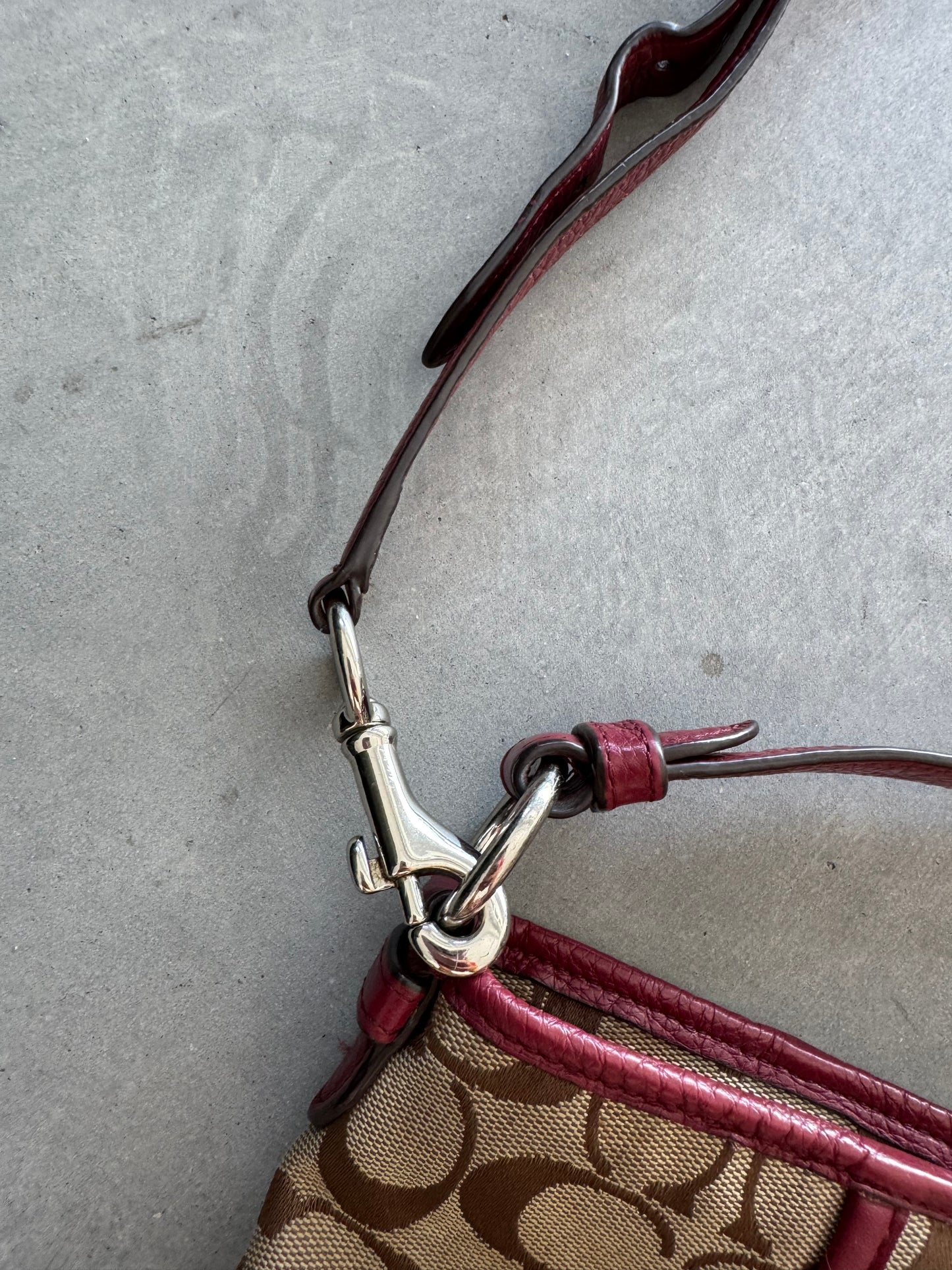 Vintage Coach Park Signature Hobo Bag