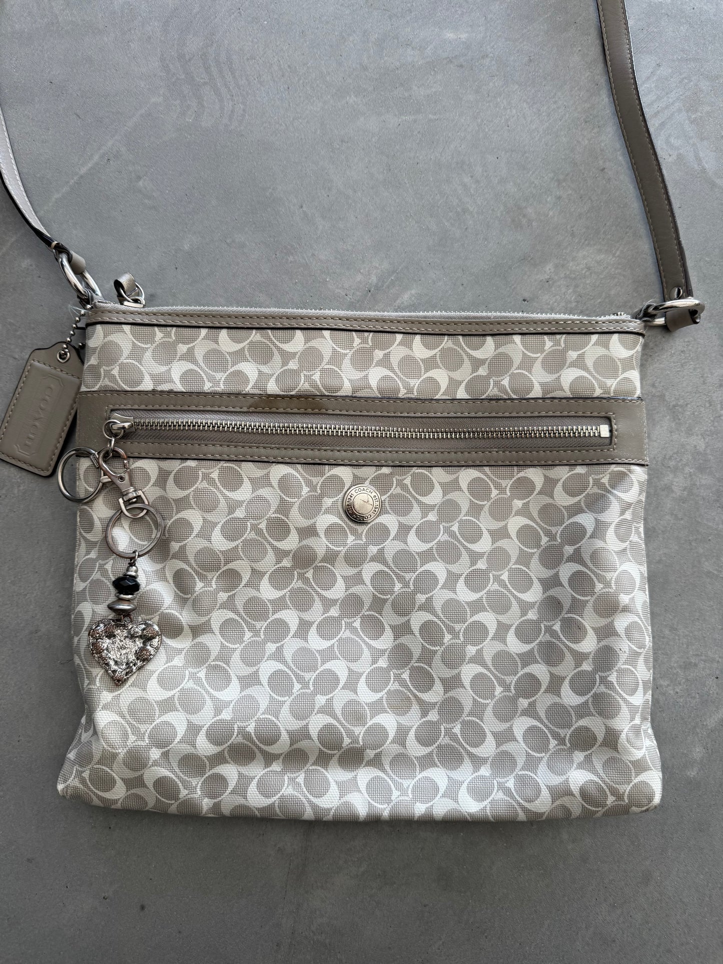 Vintage Coach Signature Crossbody