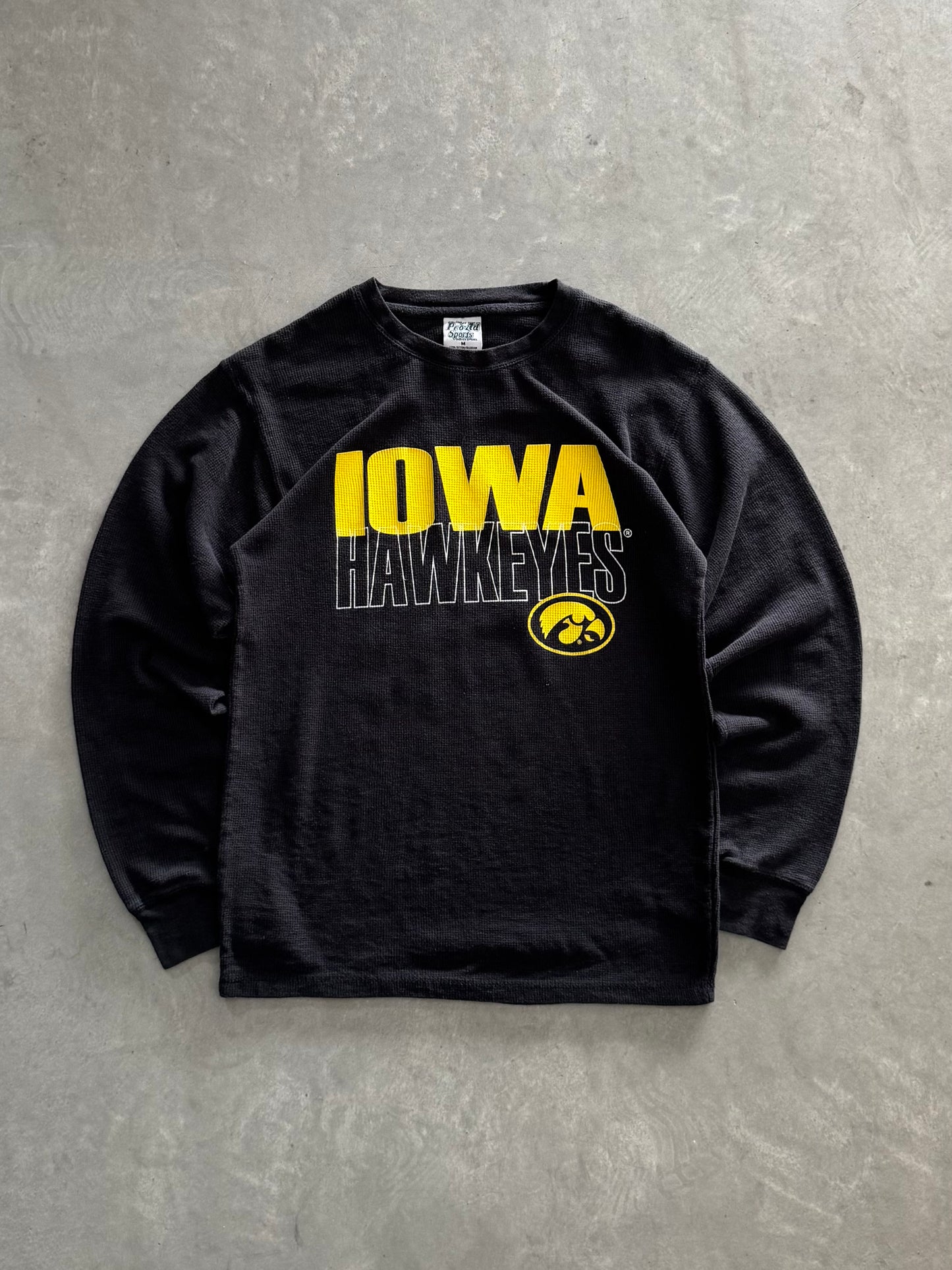 Vintage Iowa Hawkeyes Waffle Knit - M